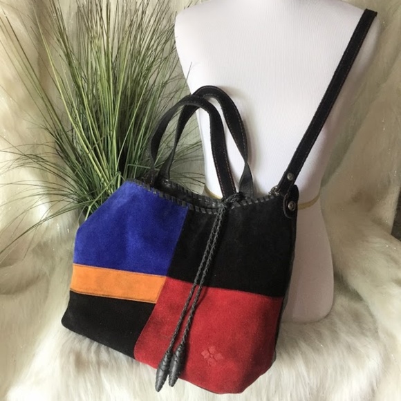 Patricia Nash Handbags - Patricia Nash Color Block Suede crossbody bag